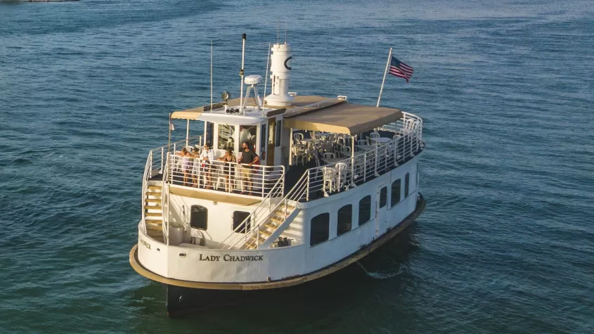 Captiva Cruises Lady Chadwick Double Decker Boat on Cruise